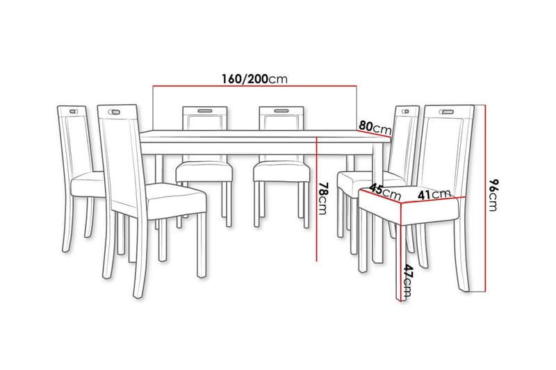 Ruokaryhmä Patrickswell - Huonekalut - Pöytä & ruokailuryhmä - Ruokailuryhmä