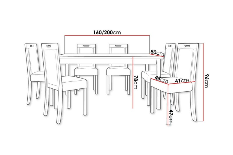 Ruokaryhmä Patrickswell - Huonekalut - Pöytä & ruokailuryhmä - Ruokailuryhmä