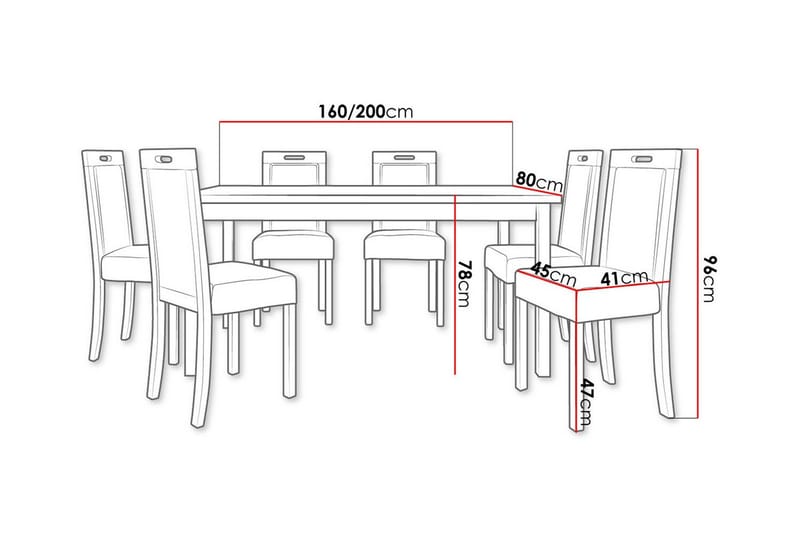 Ruokaryhmä Patrickswell - Huonekalut - Pöytä & ruokailuryhmä - Ruokailuryhmä