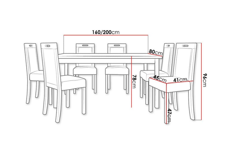 Ruokaryhmä Patrickswell - Huonekalut - Pöytä & ruokailuryhmä - Ruokailuryhmä