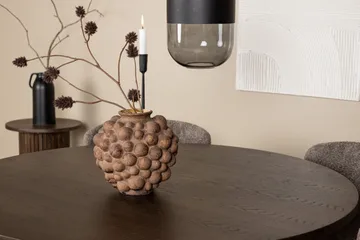 Ruokailuryhmä Stone 120 cm Pyöreä 4 Modesto Tuolia - Beige - Huonekalut - Pöytä & ruokailuryhmä - Ruokailuryhmä