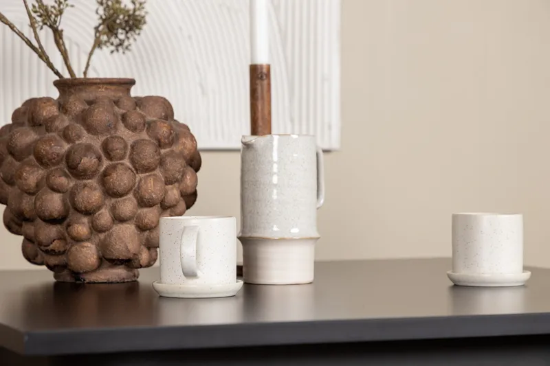 Ruokailuryhmä Tempe 80 cm Suorakulmainen 2 Velvet Tuolia - Beige - Huonekalut - Pöytä & ruokailuryhmä - Ruokailuryhmä