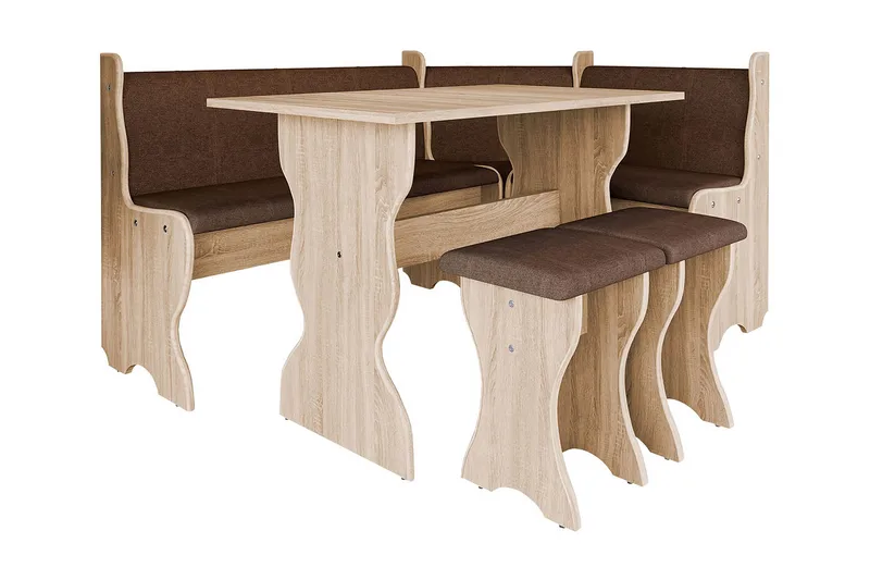 Thomas Keittiökalustesetti, Beige/Valkoinen