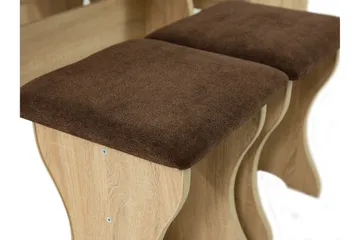 Thomas Keittiökalustesetti - Beige/Valkoinen - Huonekalut - Pöytä & ruokailuryhmä - Ruokailuryhmä