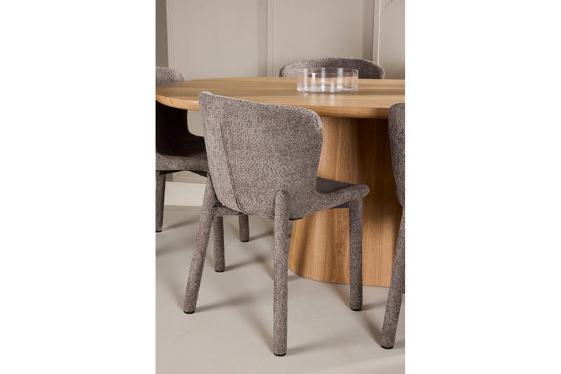 Ruokailuryhmä Venture Home Ruokailuryhmä Venture Home Stjärnö 200x90 cm luonnonvärinen 6 Astoria-tuolilla, ruskea Luonto - Huonekalut - Pöytä & ruokailuryhmä - Ruokailuryhmä