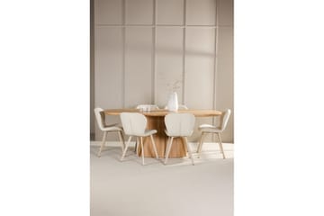 Ruokailuryhmä Venture Home Ruokailuryhmä Venture Home Stjärnö 200x90 cm luonnonvärinen 6 Lilja-tuolilla Luonto - Huonekalut - Pöytä & ruokailuryhmä - Ruokailuryhmä