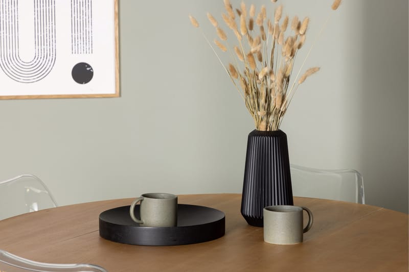 Ruokailuryhmä Yakidon 120 cm Pyöreä 4 Edvin Tuolia - Ruskea - Huonekalut - Pöytä & ruokailuryhmä - Ruokailuryhmä