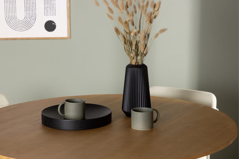 Ruokailuryhmä Yakidon 120 cm Pyöreä 4 Tvist Tuolia - Beige - Huonekalut - Pöytä & ruokailuryhmä - Ruokailuryhmä