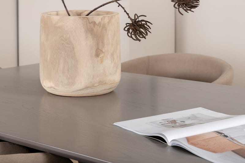 Ruokailuryhmä Piazza 180 cm Suorakulmainen 6 Berit Tuolia - Beige - Huonekalut - Pöytä & ruokailuryhmä - Ruokailuryhmä