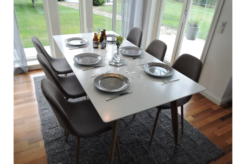 Ruokailuryhmä Polar 180 cm Suorakulmainen 6 Polar Tuolia - Luonnonväri - Huonekalut - Pöytä & ruokailuryhmä - Ruokailuryhmä