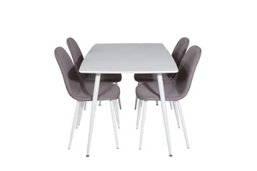 Ruokailuryhmä Polar 120 cm Suorakulmainen 4 Polar Tuolia