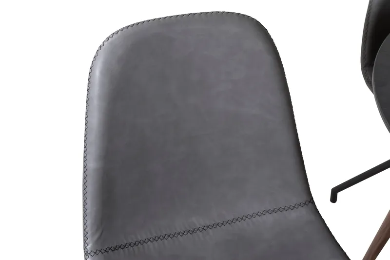 Ruokailuryhmä Plaza 100 cm Pyöreä 4 Polar Tuolia, Musta