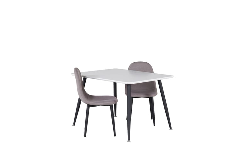 Ruokailuryhmä Polar 80 cm Suorakulmainen 2 Polar Tuolia - Musta - Huonekalut - Pöytä & ruokailuryhmä - Ruokailuryhmä