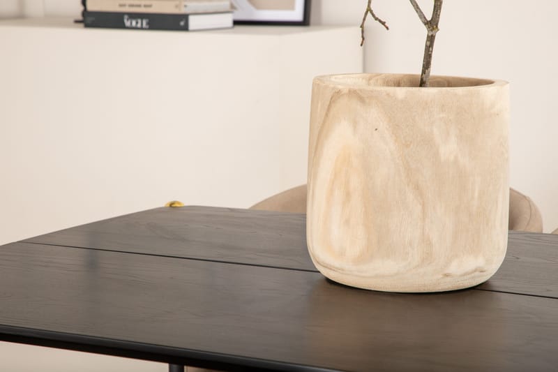 Ruokailuryhmä Pelle 190 cm Suorakulmainen 6 Berit Tuolia - Beige - Huonekalut - Pöytä & ruokailuryhmä - Ruokailuryhmä