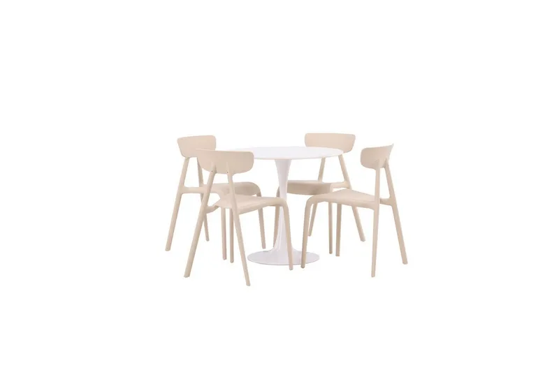 Ruokailuryhmä Pyöreä ruokailuryhmä Hamden, Ursholmen Beige, Beige