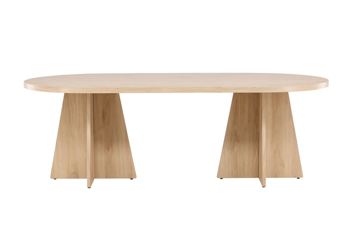 Bariso Ruokapöytä 230x115 cm Valkopesu - Venture Home - Ruokapöydät & keittiön pöydät