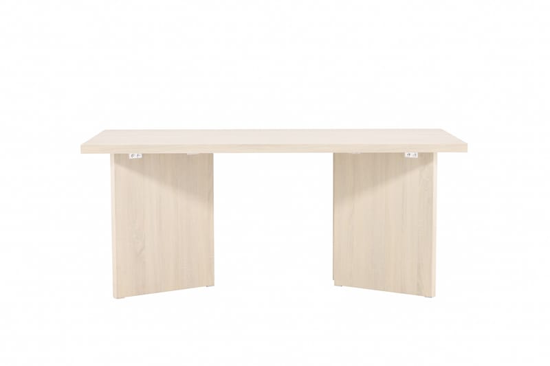 Bassholmen Ruokapöytä 180x90 cm - Whitewash - Huonekalut - Pöytä & ruokailuryhmä - Ruokapöydät & keittiön pöydät