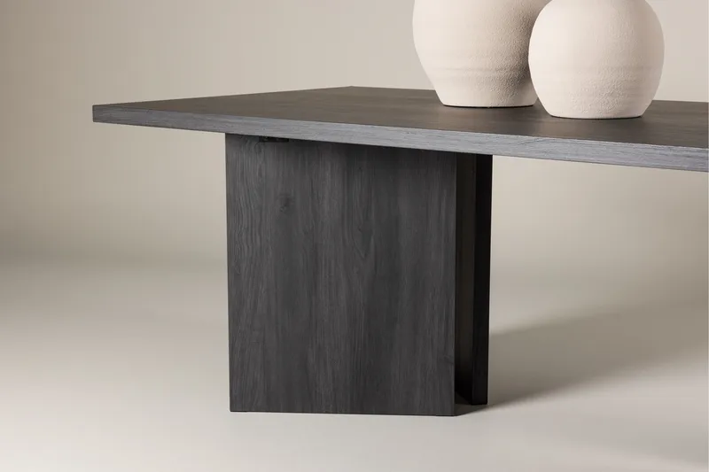 Bassholmen Ruokapöytä 240x100 cm - Musta - Huonekalut - Pöytä & ruokailuryhmä - Ruokapöydät & keittiön pöydät