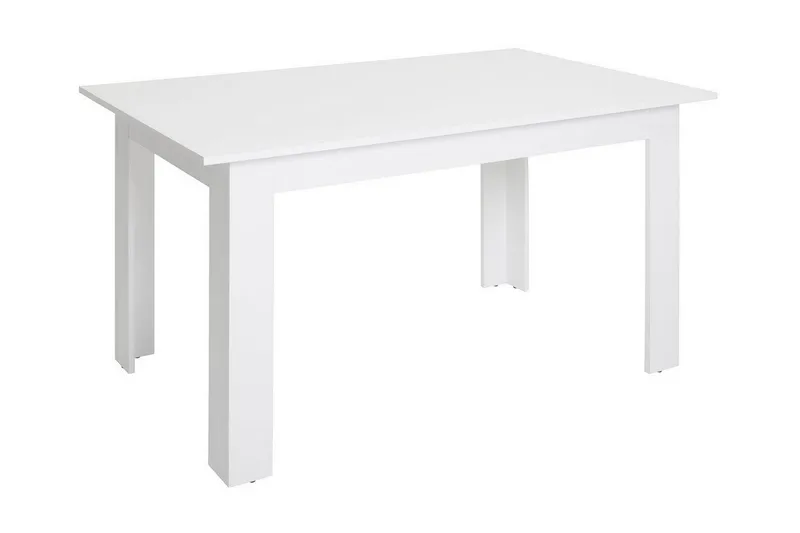 Ceacal suorakulmainen ruokapöytä 138 cm puuta, Valkoinen