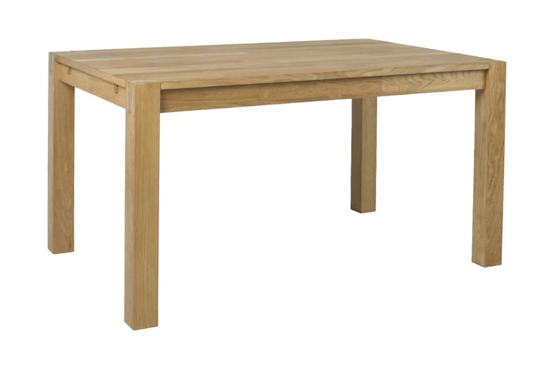 Chicago New jatkettava suorakaiteen muotoinen ruokapöytä 140 cm tammea - Beige - Huonekalut - Pöytä & ruokailuryhmä - Ruokapöydät & keittiön pöydät