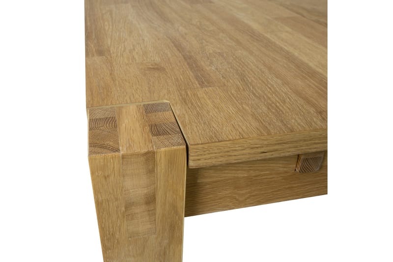 Chicago New jatkettava suorakaiteen muotoinen ruokapöytä 140 cm tammea - Beige - Huonekalut - Pöytä & ruokailuryhmä - Ruokapöydät & keittiön pöydät