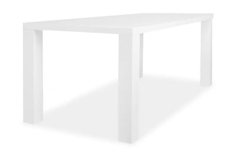 Cibus suorakaiteen muotoinen ruokapöytä 180 cm puuta, Valkoinen