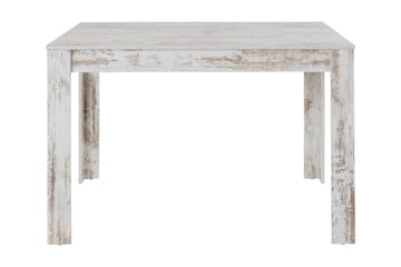 Corot suorakulmainen ruokapöytä 120 cm puuta - Valkoinen - Huonekalut - Pöytä & ruokailuryhmä - Ruokapöydät & keittiön pöydät