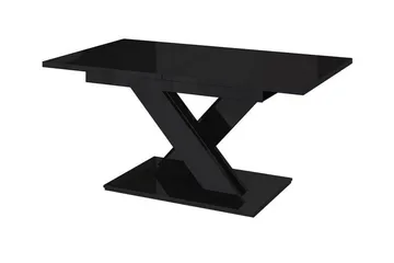Denogal Matbord 80 cm Black high gloss - Huonekalut - Pöytä & ruokailuryhmä - Ruokapöydät & keittiön pöydät