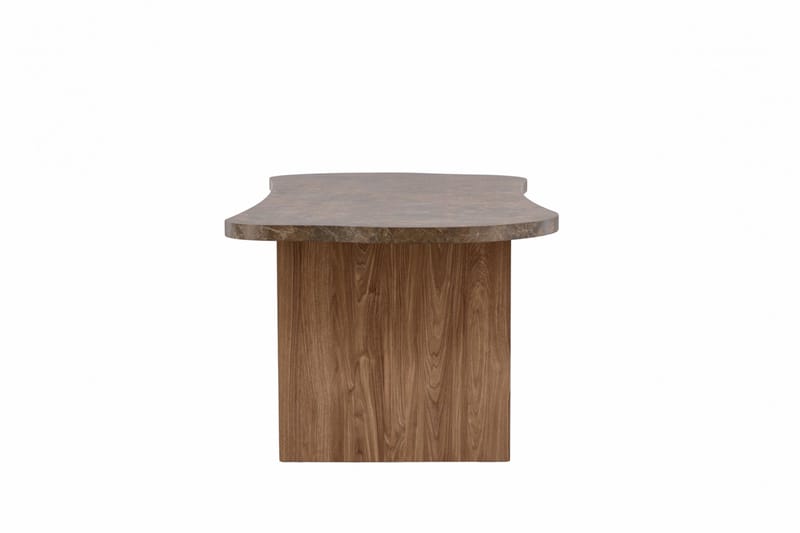 Eleonora Ruokapöytä 230x100 cm - Ruskea - Huonekalut - Pöytä & ruokailuryhmä - Ruokapöydät & keittiön pöydät