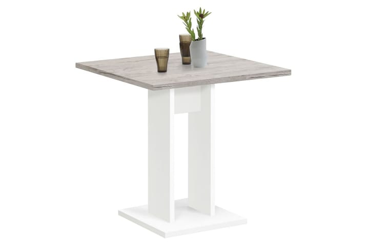FMD Ruokapöytä 70 cm hiekkatammi ja valkoinen - Ruokapöydät & keittiön pöydät