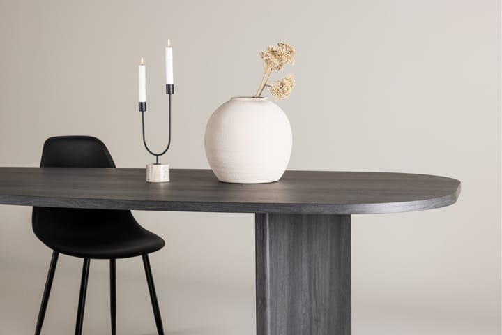 Grönvik Ruokapöytä 220x100 cm Musta - Venture Home - Ruokapöydät & keittiön pöyd�ät