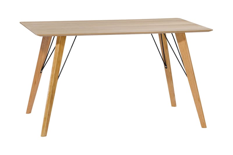 Helena suorakaiteen muotoinen ruokapöytä 140 cm tammea, Beige