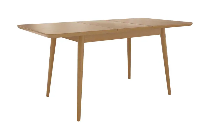Ingram jatkettava suorakulmainen ruokapöytä 140 cm puuta, Beige