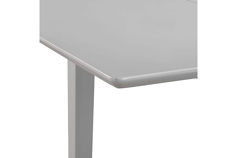 Jatkettava ruokapöytä harmaa (80-120)x80x74 cm MDF - Harmaa - Huonekalut - Pöytä & ruokailuryhmä - Ruokapöydät & keittiön pöydät