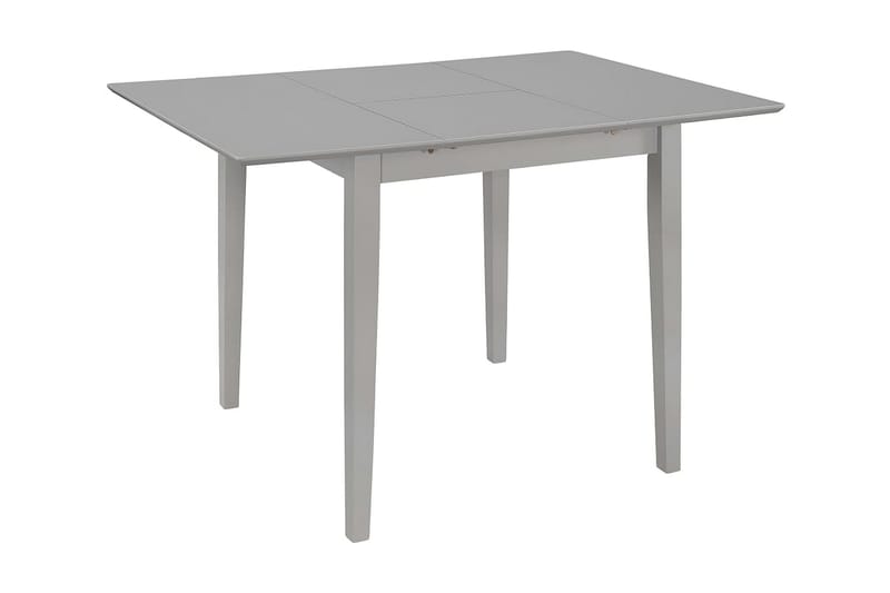 Jatkettava ruokapöytä harmaa (80-120)x80x74 cm MDF - Harmaa - Huonekalut - Pöytä & ruokailuryhmä - Ruokapöydät & keittiön pöydät