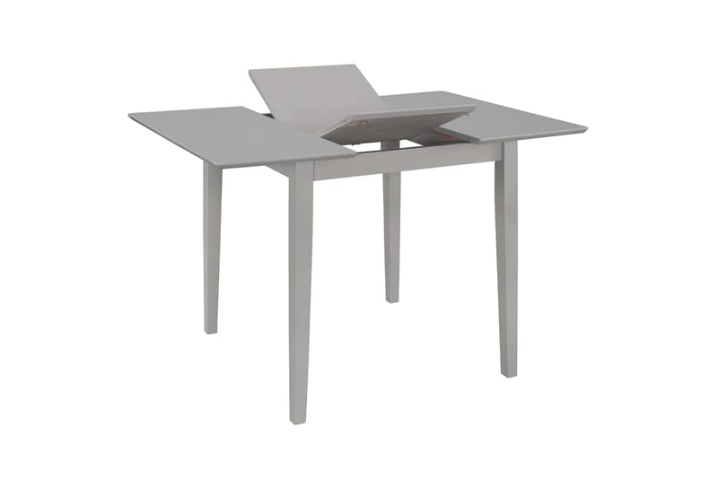 Jatkettava ruokapöytä harmaa (80-120)x80x74 cm MDF - Harmaa - Huonekalut - Pöytä & ruokailuryhmä - Ruokapöydät & keittiön pöydät