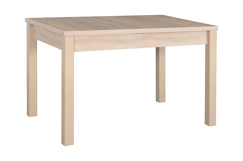 Jeni jatkettava suorakulmainen ruokapöytä 120 cm puuta tammenvaikutelmalla, Beige