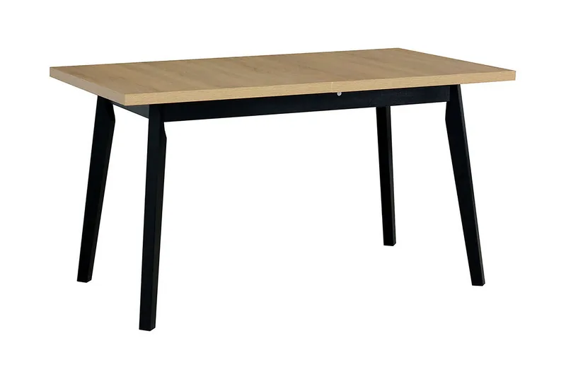 Lavona jatkettava suorakulmainen ruokapöytä 140 cm puuta tammenjäljitelmällä, Beige