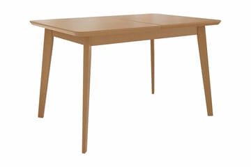 Natur ruokapöytä 140 cm suorakaiteen muotoinen puuta - Ruskea - Huonekalut - Pöytä & ruokailuryhmä - Ruokapöydät & keittiön pöydät