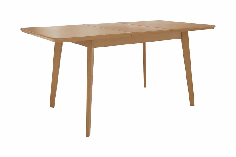 Natur ruokapöytä 140 cm suorakaiteen muotoinen puuta, Ruskea