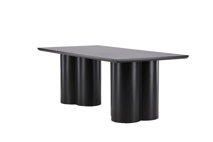 Olivero Ruokapöytä 210x100 cm Musta - Venture Home - Ruokapöydät & keittiön pöydät