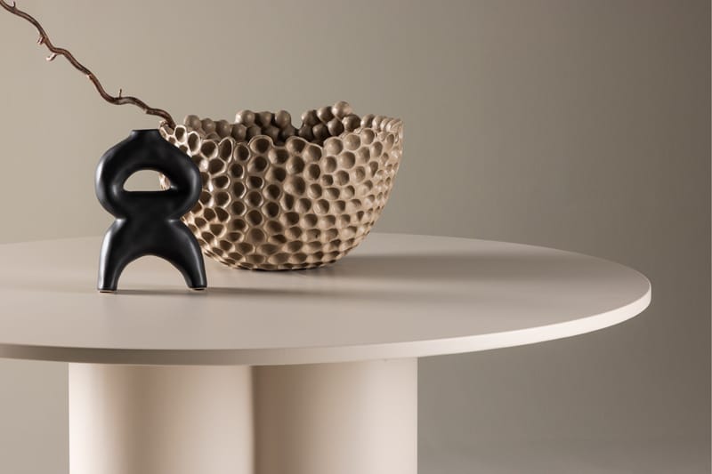 Olivia Ruokapöytä 110 cm - Beige - Huonekalut - Pöytä & ruokailuryhmä - Ruokapöydät & keittiön pöydät