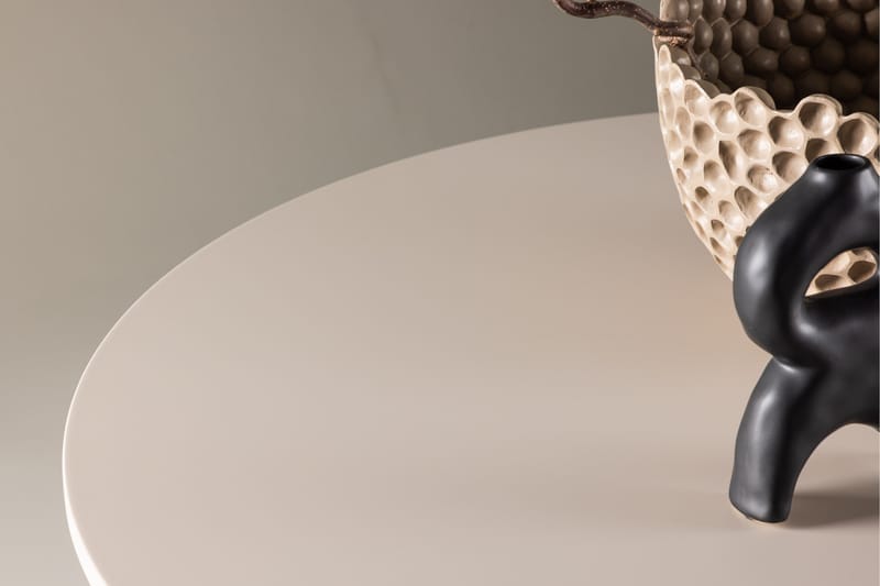 Olivia Ruokapöytä 110 cm - Beige - Huonekalut - Pöytä & ruokailuryhmä - Ruokapöydät & keittiön pöydät