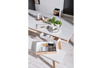 Pöytä 4You 200x100 cm Valkoinen - VOX - Huonekalut - Pöytä & ruokailuryhmä - Ruokapöydät & keittiön pöydät
