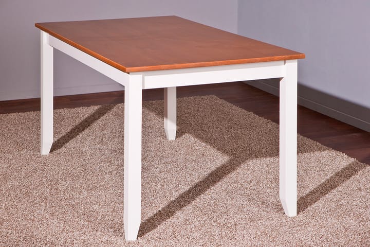 Pöytä Gambier 160 cm - Puu/Valkoinen - Ruokapöydät & keittiön pöydät