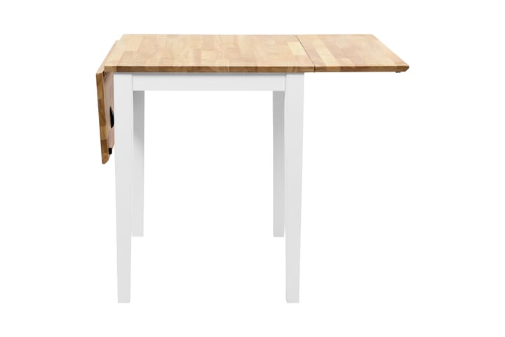 Pöytä Vries Jatkettava 62 cm - Valkoinen/Puu - Ruokapöydät & keittiön pöydät