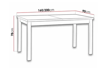 Patrickswell ruokapöytä 90 cm - Huonekalut - Pöytä & ruokailuryhmä - Ruokapöydät & keittiön pöydät