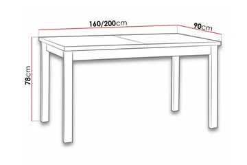 Patrickswell ruokapöytä 90 cm - Huonekalut - Pöytä & ruokailuryhmä - Ruokapöydät & keittiön pöydät