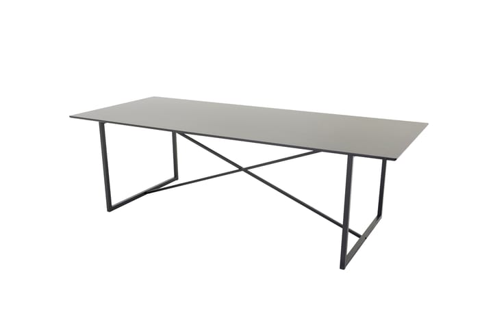 Perlie Ruokapöytä 240x100 cm Musta - Venture Home - Ruokapöydät & keittiön pöydät