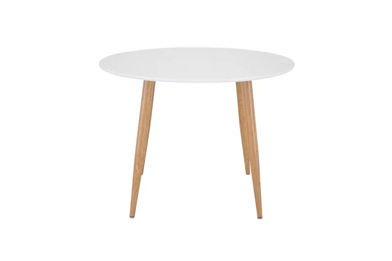 Plaza Ruokapöytä 100 cm, Valkoinen